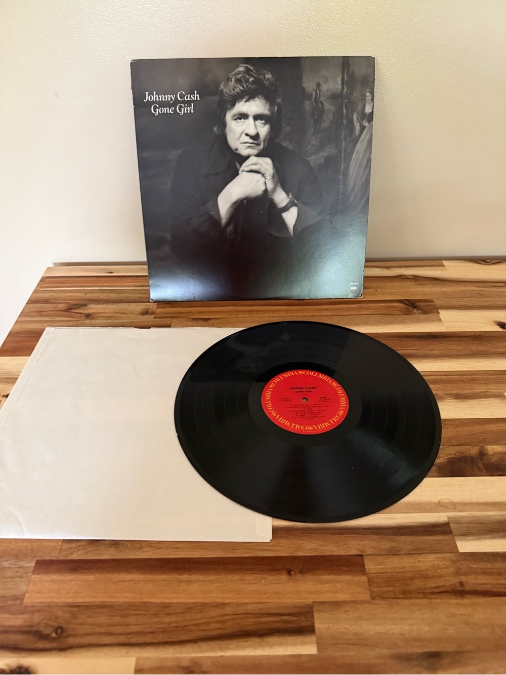 Johnny Cash Gone Girl Vinyl LP 1978 Columbia JC 35646 Original Pressing